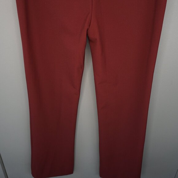 New Veronica Beard Jaya Stretch Crop Kick Flare Pants in Oxblood size 2 - Picture 11 of 16